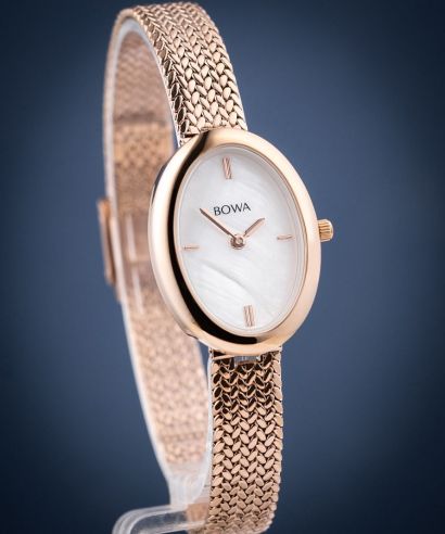 Reloj para mujeres BOWA Oslo Pearl Rose-Gold Mesh 23