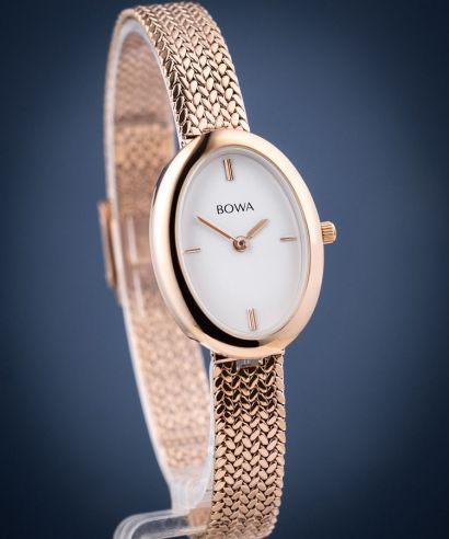 Reloj para mujeres BOWA Oslo White Rose-Gold Mesh 23