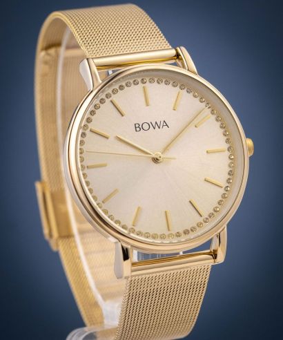 Reloj para mujeres BOWA Rio Full Gold Mesh 38