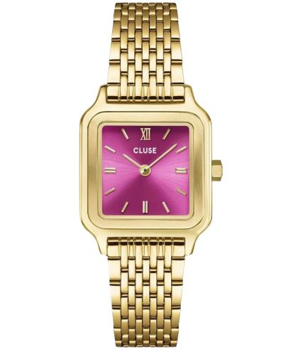 Reloj para mujeres Cluse Gracieuse Petite Steel Fuchsia Pink