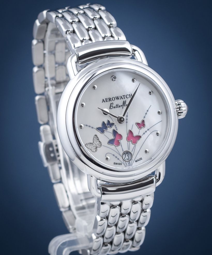 Reloj para mujeres Aerowatch 1942 Butterfly Limited Edition