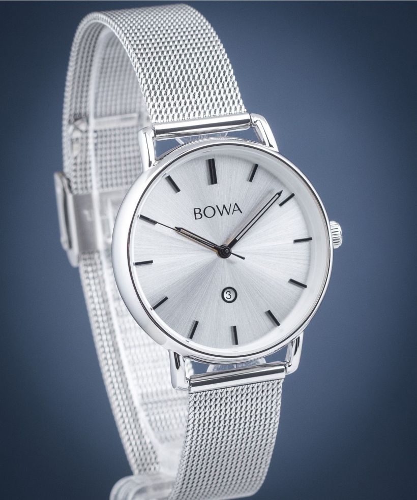 Reloj para mujeres BOWA Milan Silver-Black Tone Mesh 34