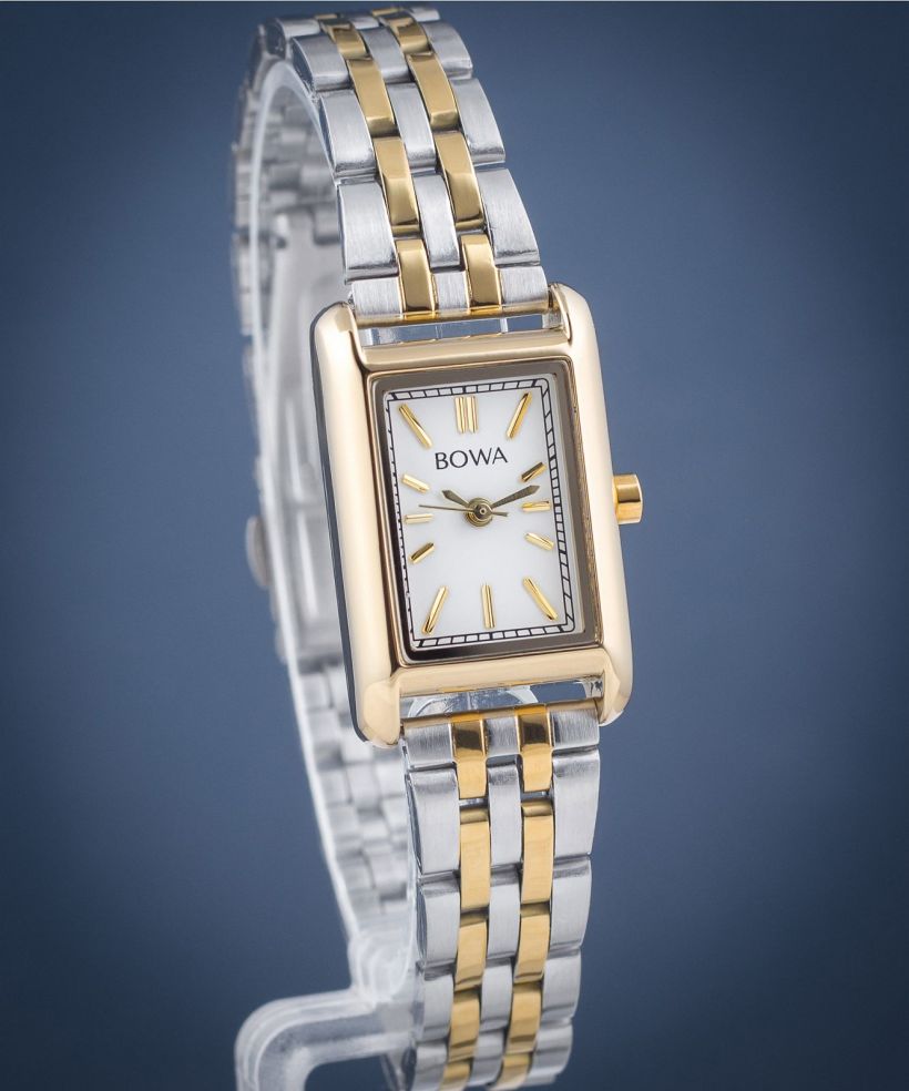 Reloj para mujeres BOWA Paris White Silver-Gold Steel 20