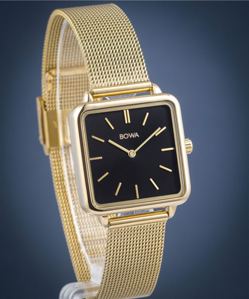 Reloj para mujeres BOWA Vienna Black Gold Mesh 29