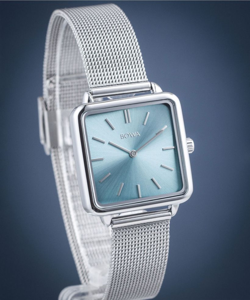 Reloj para mujeres BOWA Vienna Ice-Blue Silver Mesh 29