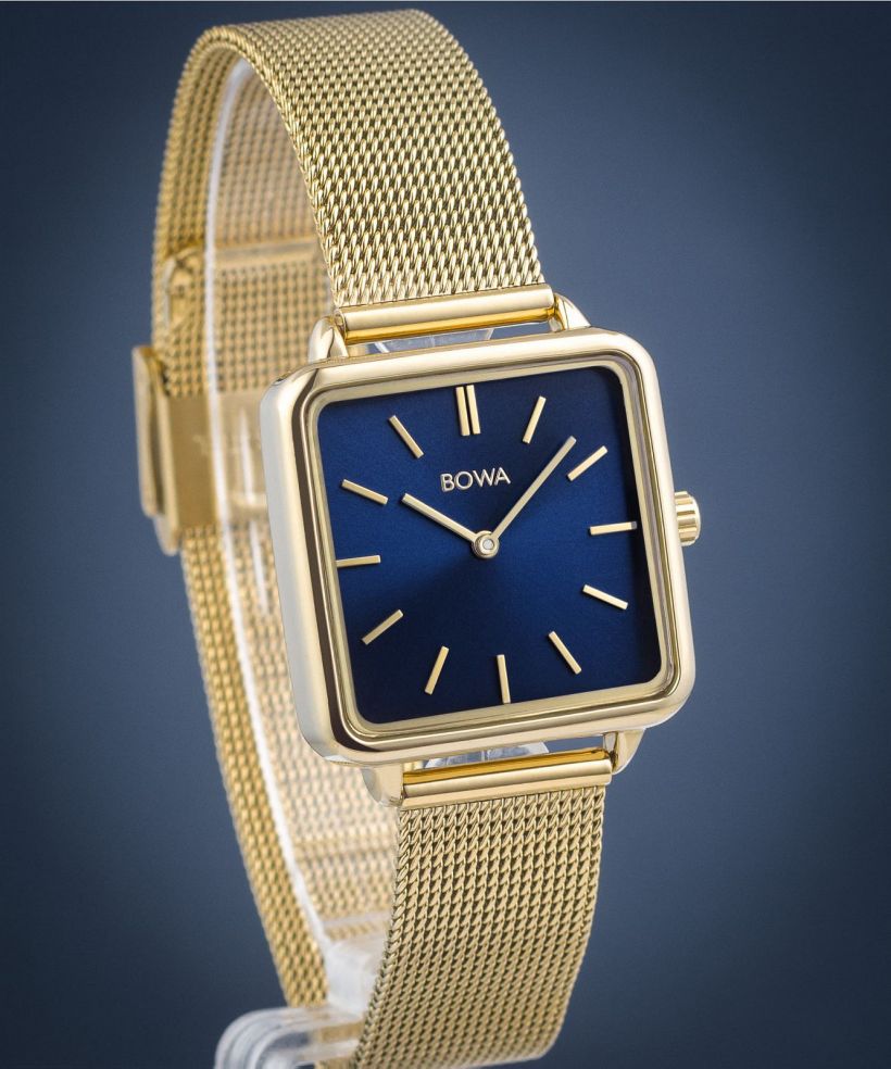 Reloj para mujeres BOWA Vienna Navy Blue-Gold Mesh 29