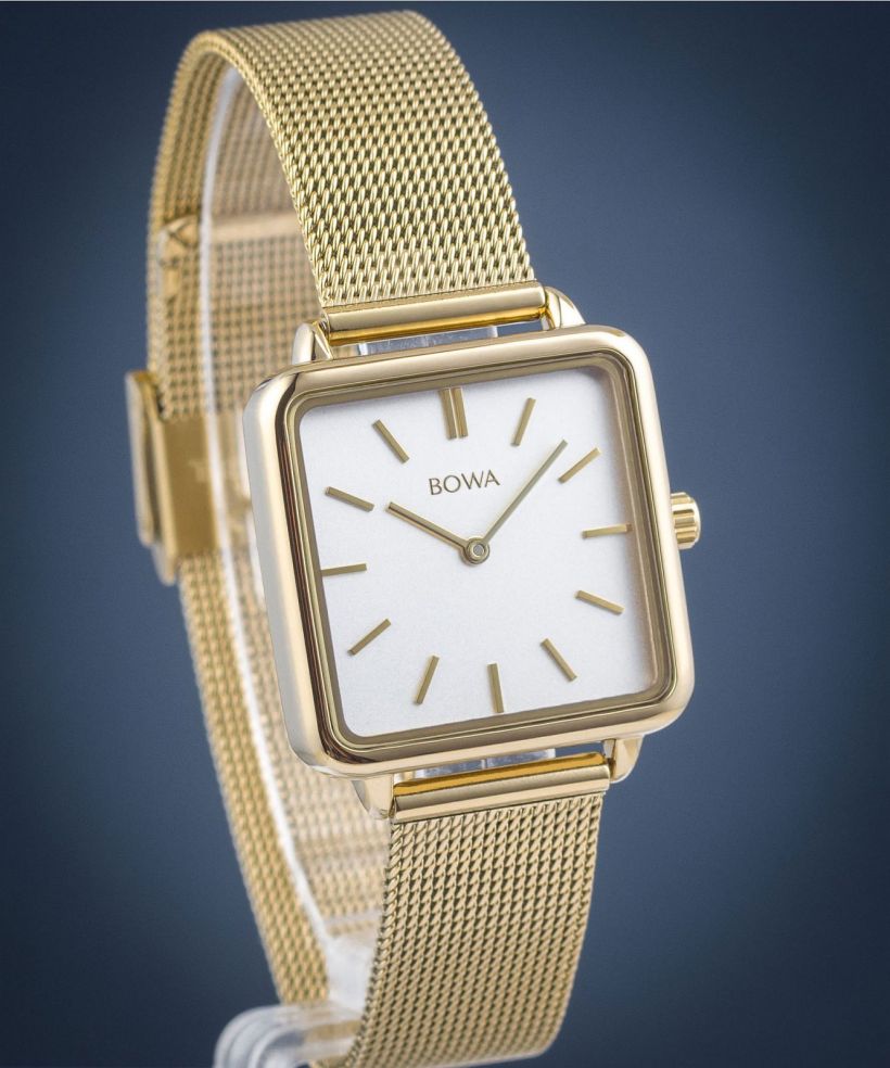 Reloj para mujeres BOWA Vienna White Gold Mesh 29