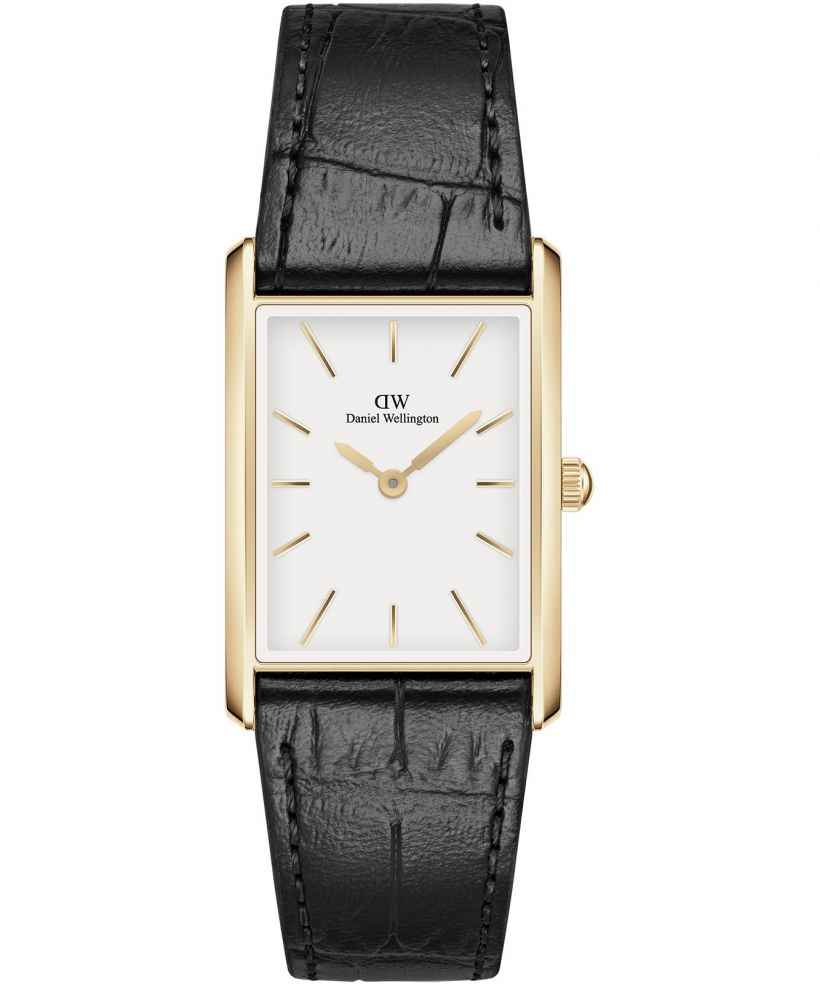 Reloj para mujeres Daniel Wellington Bound Black Crocodile Gold 22