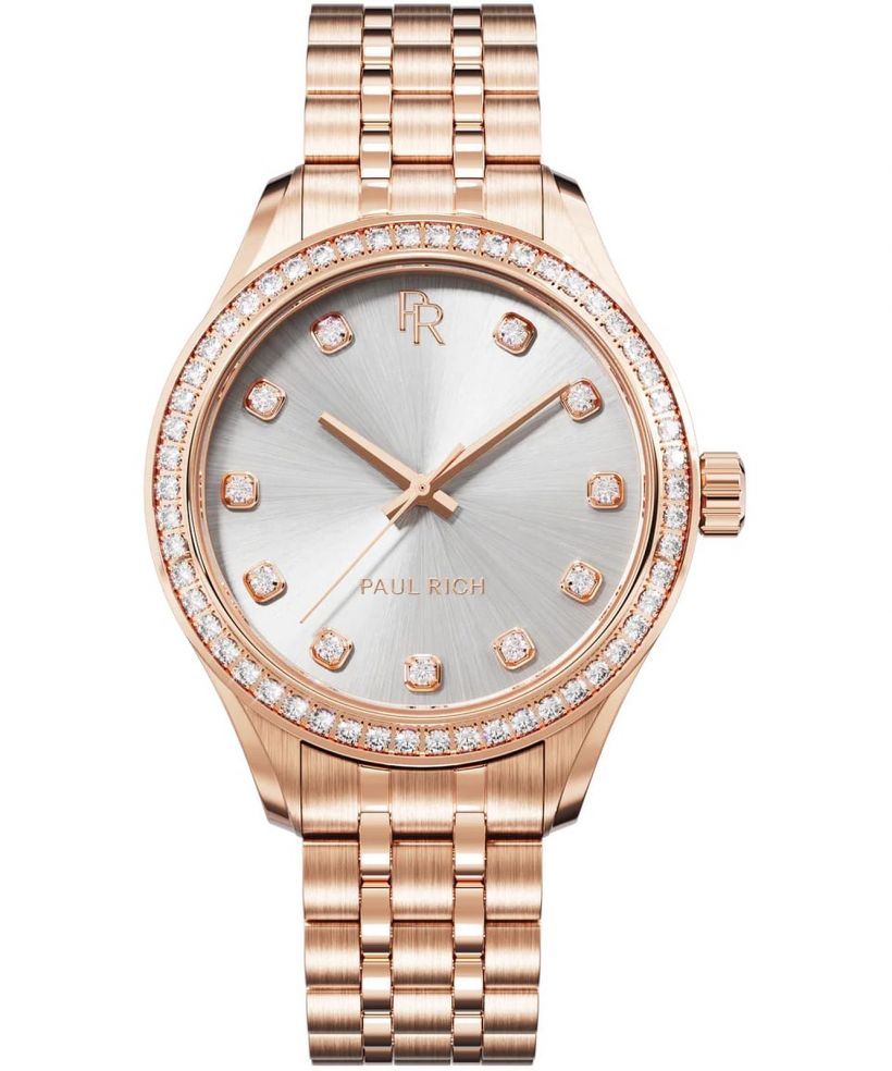 Reloj para mujeres Paul Rich Crystelle Rose Gold Silver