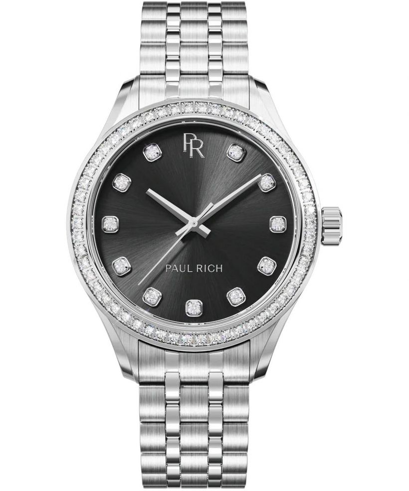 Reloj para mujeres Paul Rich Crystelle Silver Black