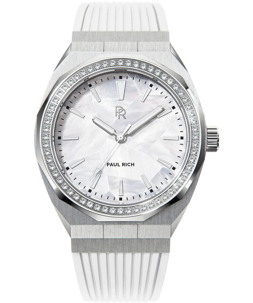 Reloj para mujeres PAUL RICH Heart of the Ocean White Silver