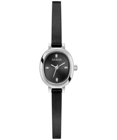 Reloj para mujeres Guess Ladies Black Silver Tone
