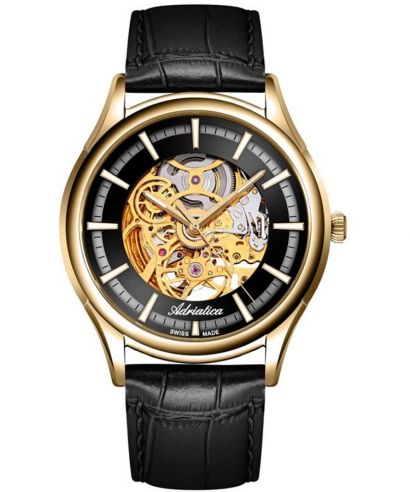 Reloj para hombres Adriatica Classic Skeleton Automatic