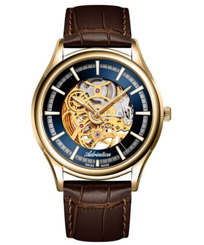 Reloj para hombres Adriatica Classic Skeleton Automatic