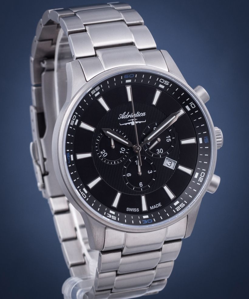 Reloj para hombres Adriatica Titanium Chronograph