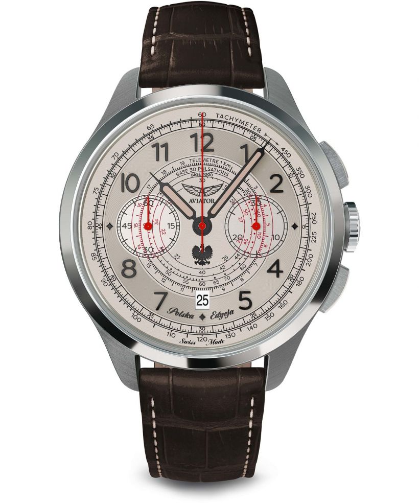 Reloj para hombres Aviator Heritage Chronograph Trimeter Limited Edition