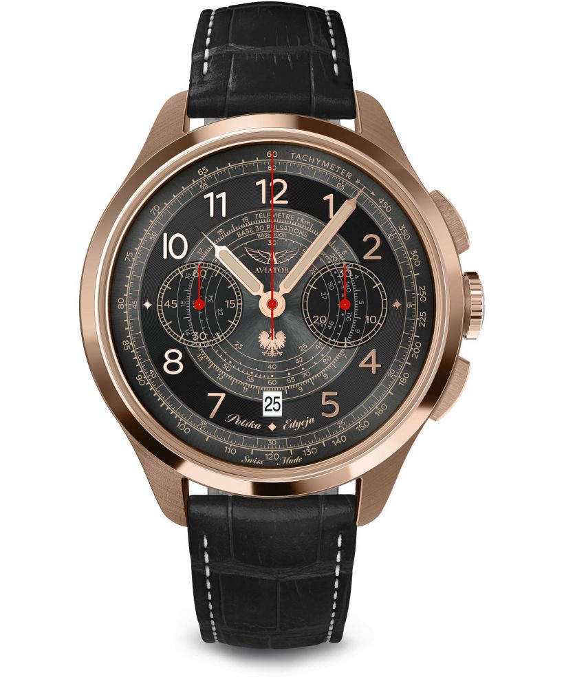 Reloj para hombres Aviator Heritage Chronograph Trimeter Limited Edition