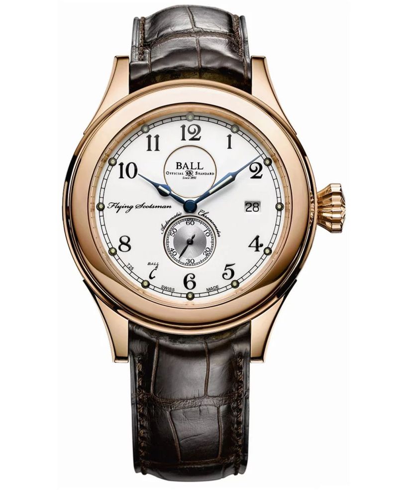 Reloj para hombres Ball Trainmaster Flying Scotsman 18K Gold Limited Edition