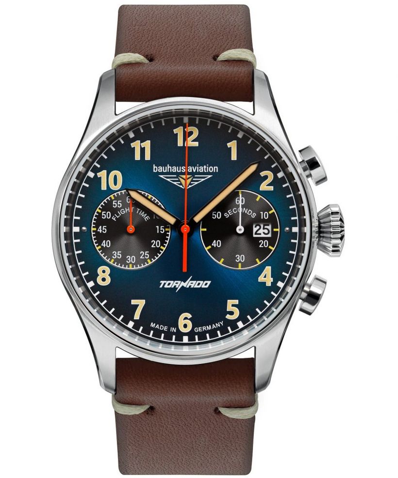 Reloj para hombres Bauhaus Aviation Tornado Chronograph