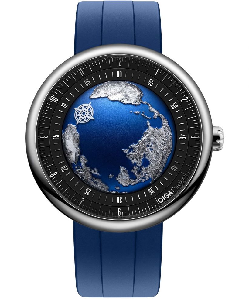 Reloj para hombres Ciga Design U Series Blue Planet II Atlantic Titanium Automatic GPHG 2021