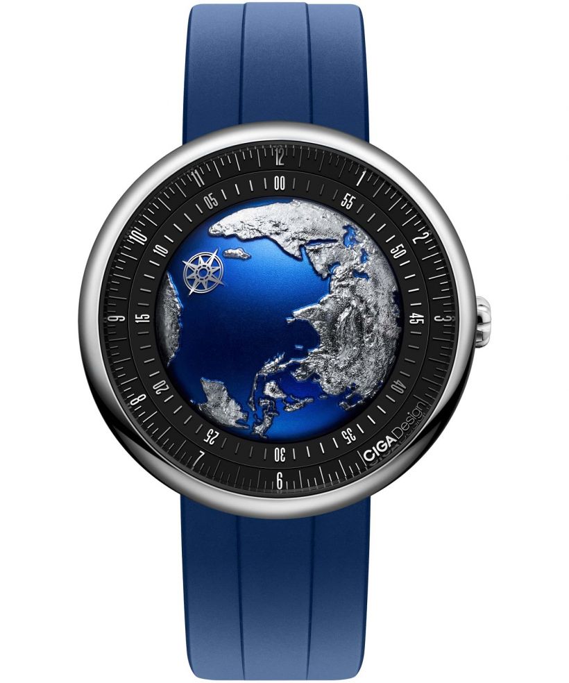 Reloj para hombres Ciga Design U Series Blue Planet II Titanium Automatic GPHG 2021