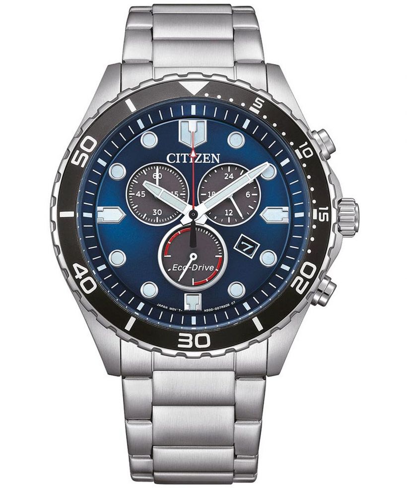 Reloj para hombres Citizen Sporty Aqua Eco-Drive Chronograph