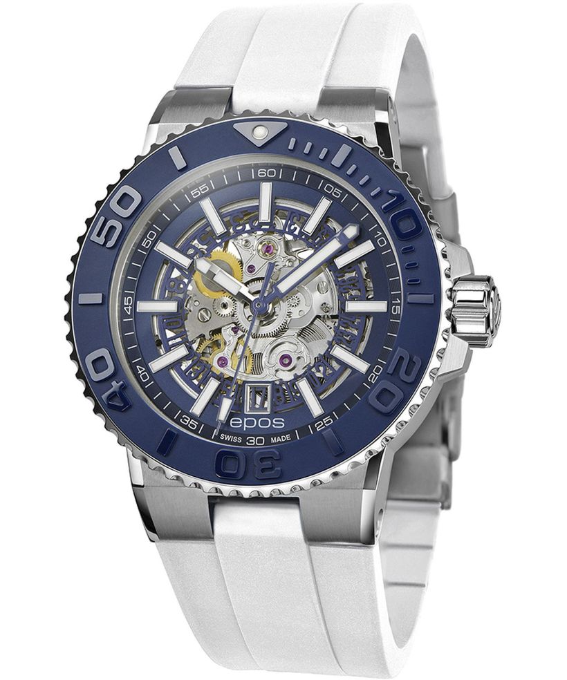 Reloj para hombres Epos Sportive Diver Skeleton Automatic