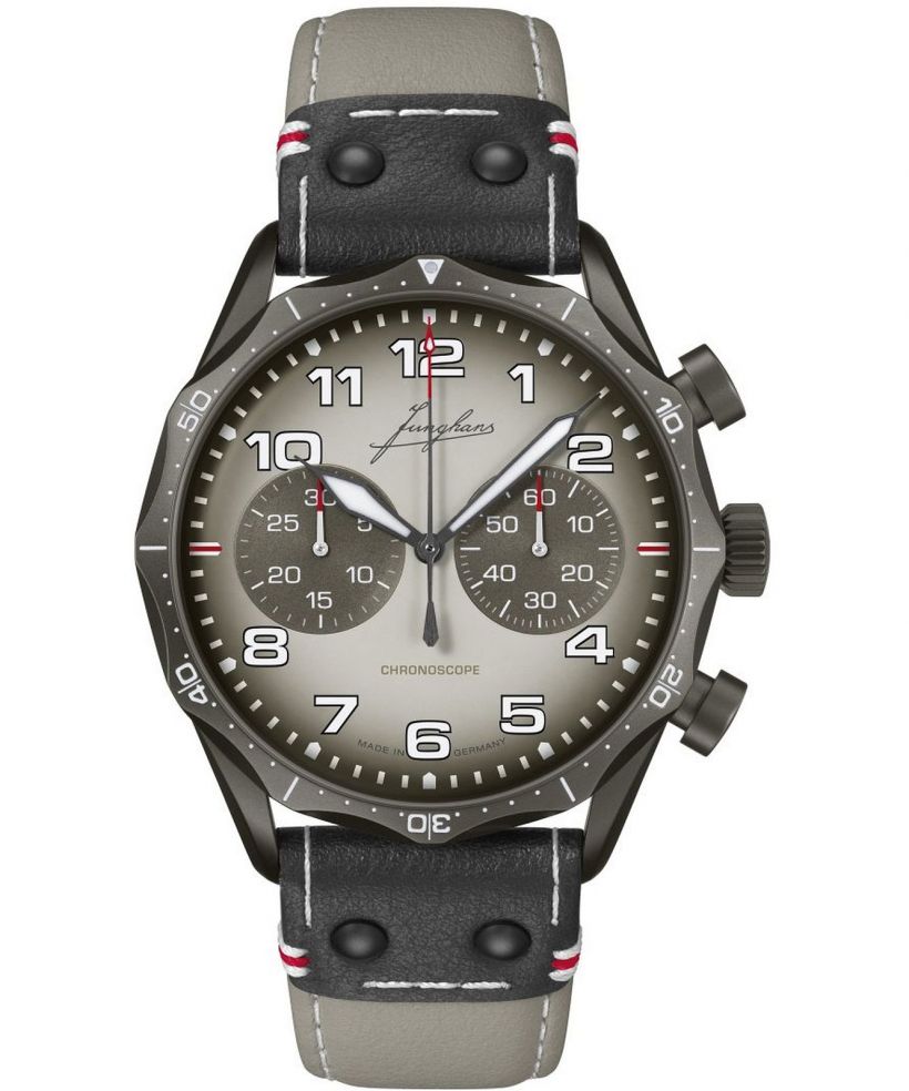 Reloj para hombres Junghans Meister Pilot Chronoscope Desert