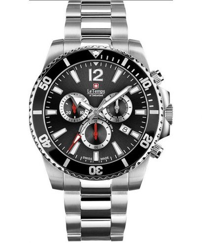 Reloj para hombres Le Temps Swiss Naval Patrol Chronograph