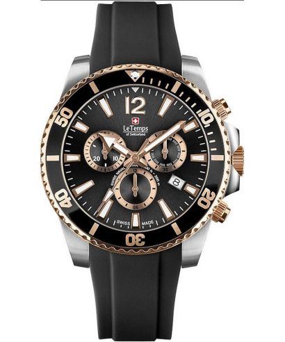 Reloj para hombres Le Temps Swiss Naval Patrol Chronograph