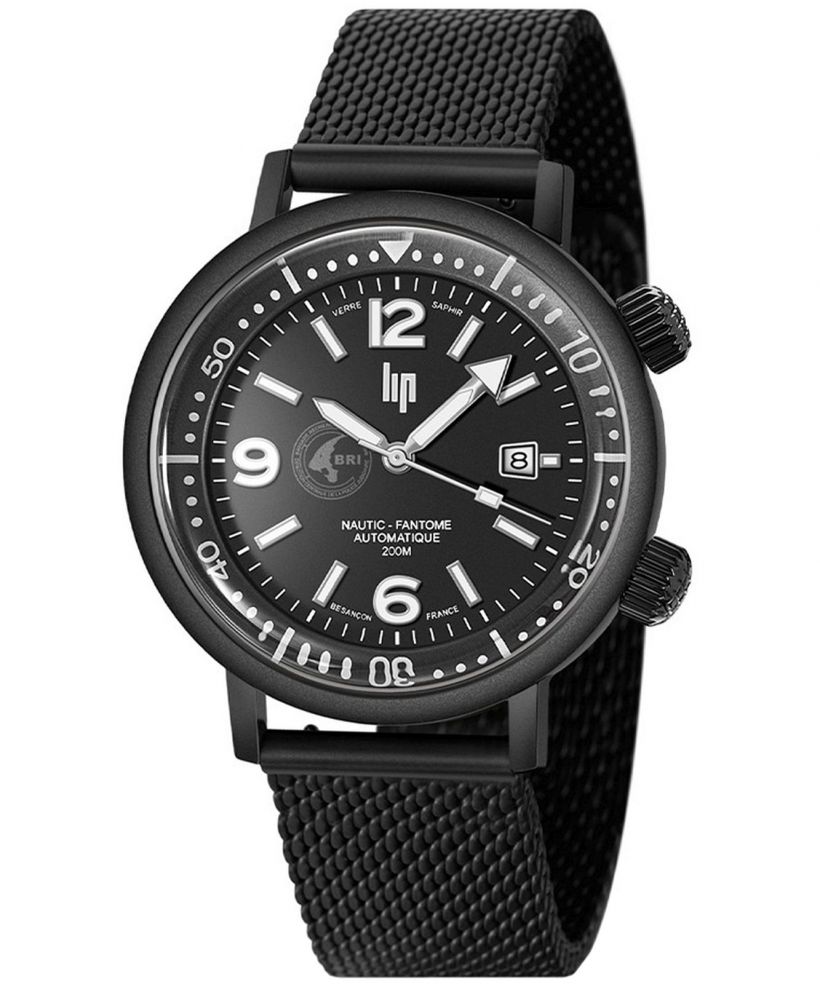 Reloj para hombres Lip Grande Nautic Ski Phantom Bri Automatic Limited Edition Gift Set