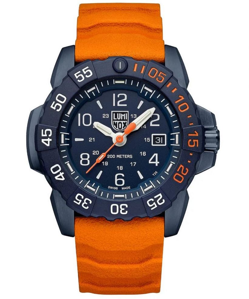 Reloj para hombres Luminox Navy SEAL Foundation 3250 Back To The Blue SET