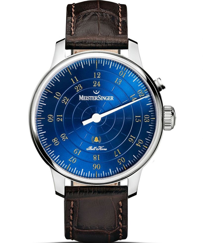 Reloj para hombres Meistersinger Bell Hora Medium Blue with Gold