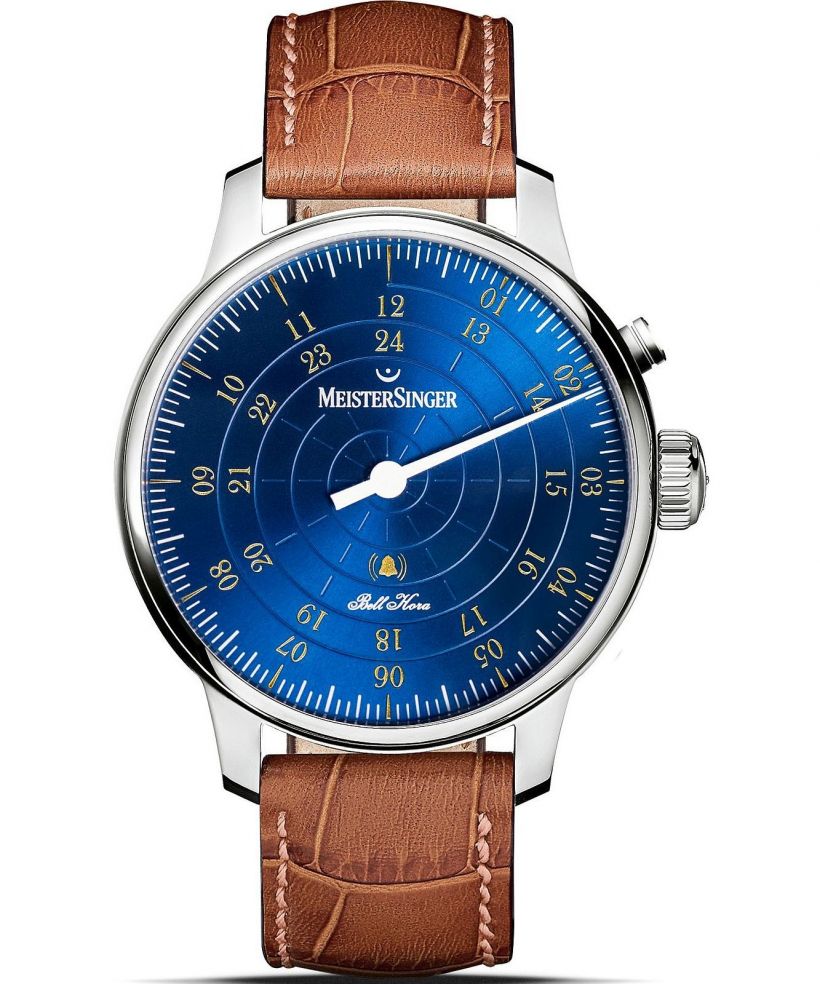 Reloj para hombres Meistersinger Bell Hora Medium Blue with Gold