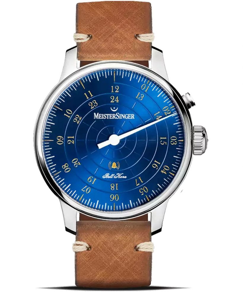 Reloj para hombres Meistersinger Bell Hora Medium Blue with Gold
