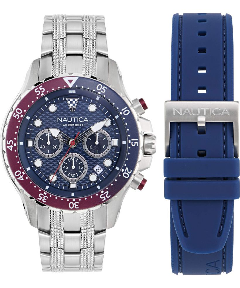 Reloj para hombres Nautica Sporty Chronograph SET