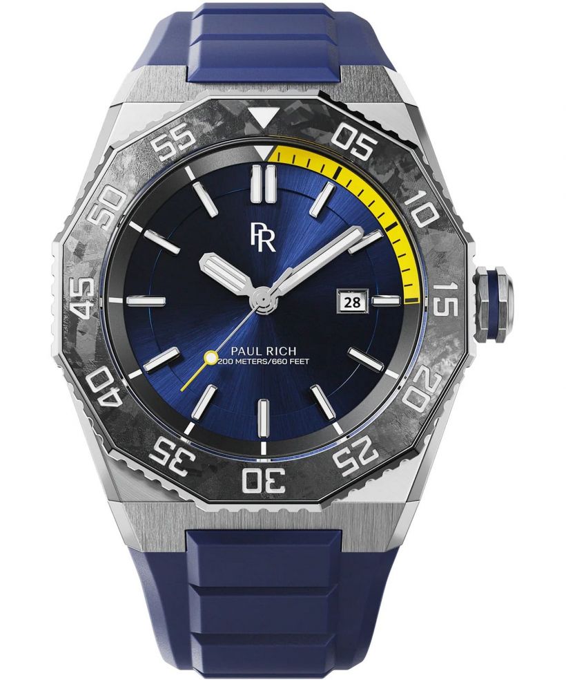Reloj para hombres Paul Rich Aquacarbon Pro Horizon Blue Sunburst