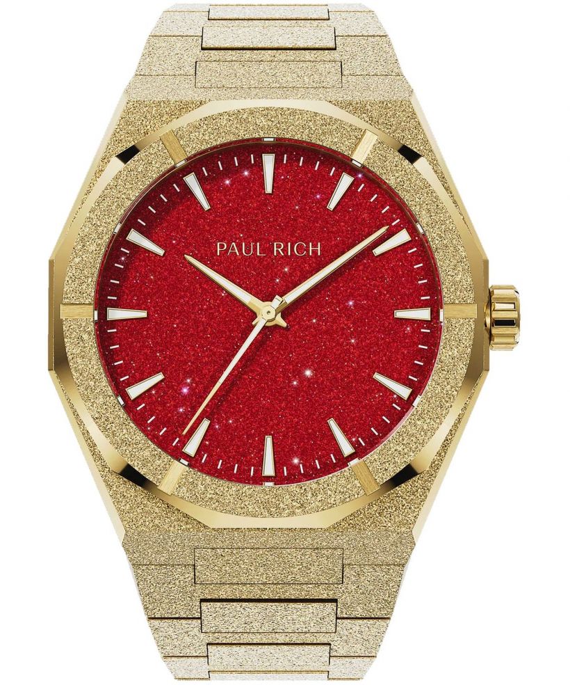 Reloj para hombres PAUL RICH Frosted Star Dust II Gold Red