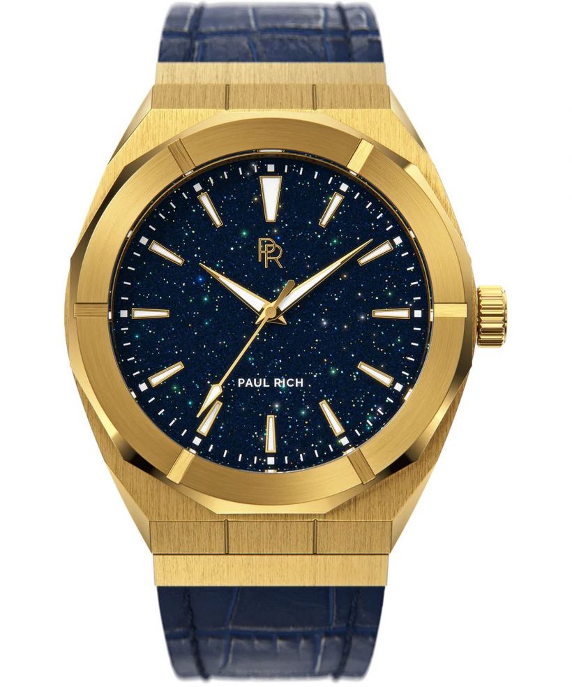 Reloj para hombres PAUL RICH Star Dust Gold Leather 42