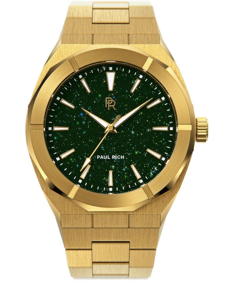 Reloj para hombres PAUL RICH Star Dust Green Gold 42