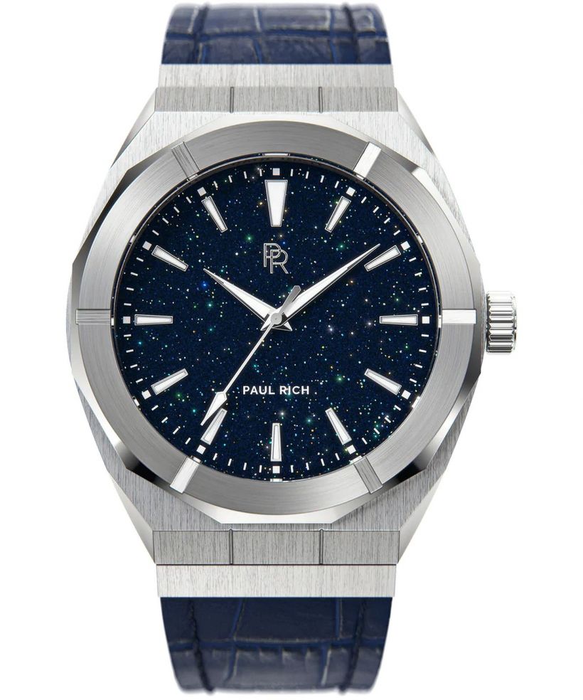 Reloj para hombres PAUL RICH Star Dust Silver Leather 42