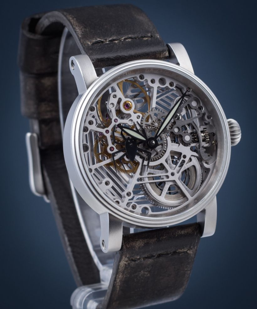 Reloj para hombres Schaumburg Unikatorium Aranea Skeleton