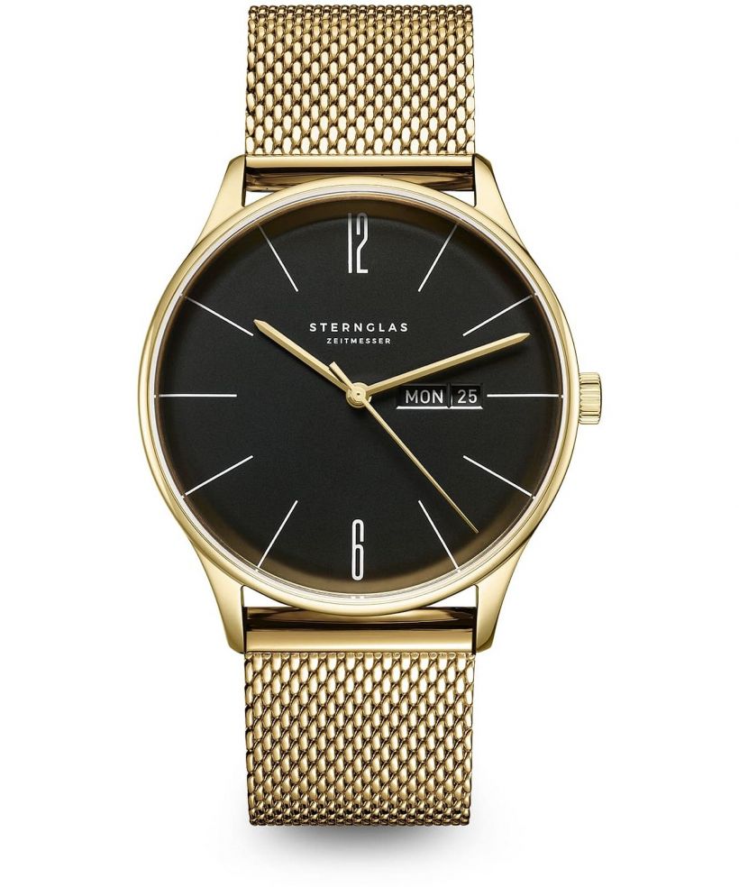 Reloj para hombres Sternglas Berlin Metro Piano Black