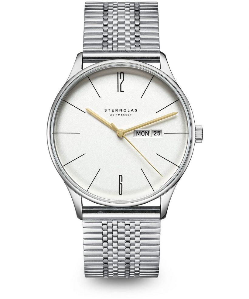 Reloj para hombres Sternglas Berlin Metro Silver