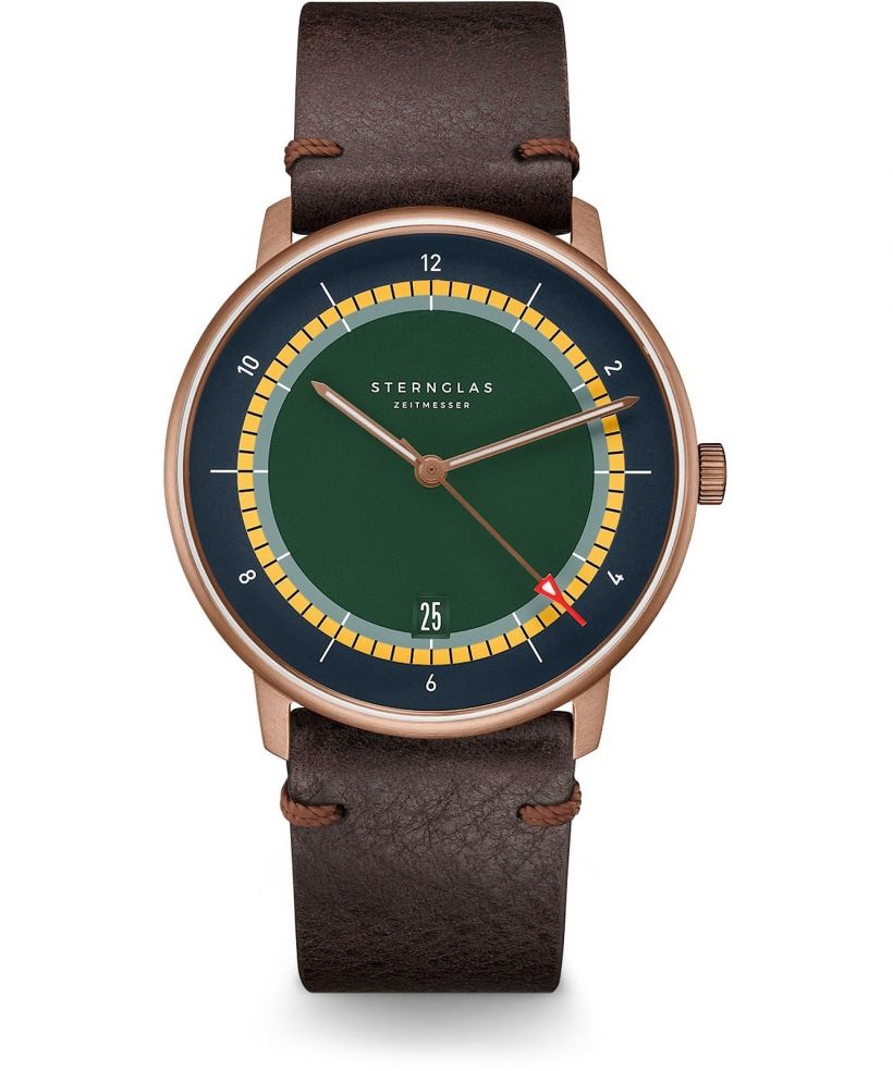 Reloj para hombres Sternglas Naos Edition Argo Bronze