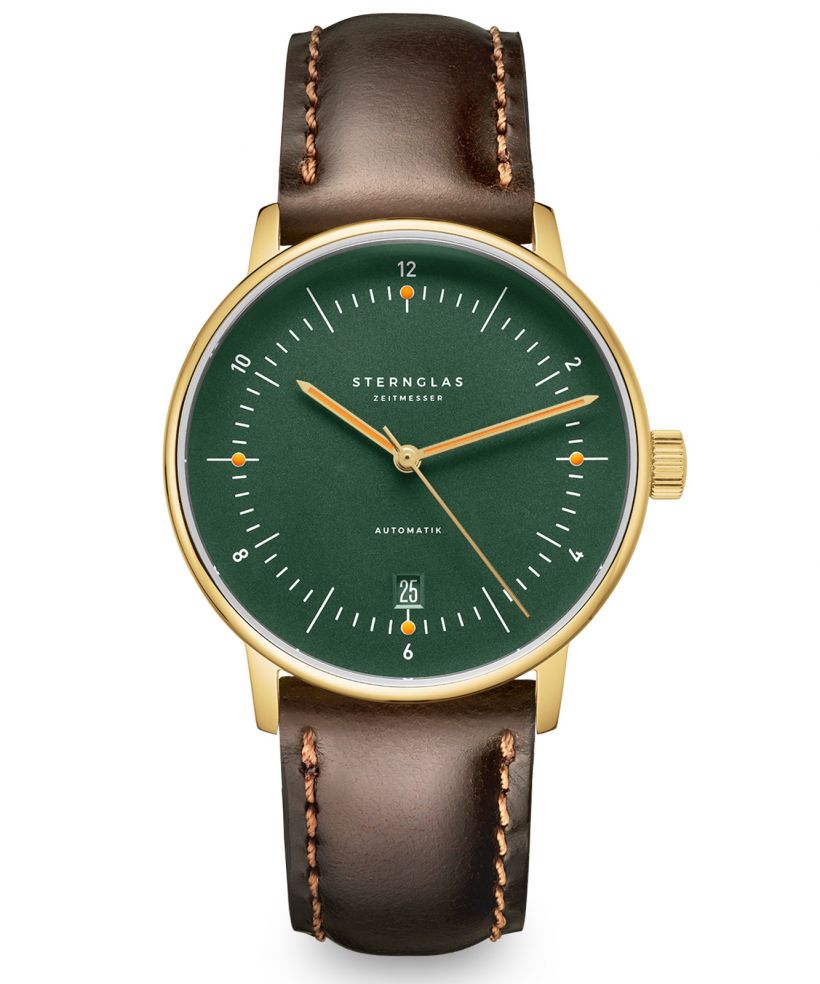 Reloj para hombres Sternglas Naos Green Gold Automatic