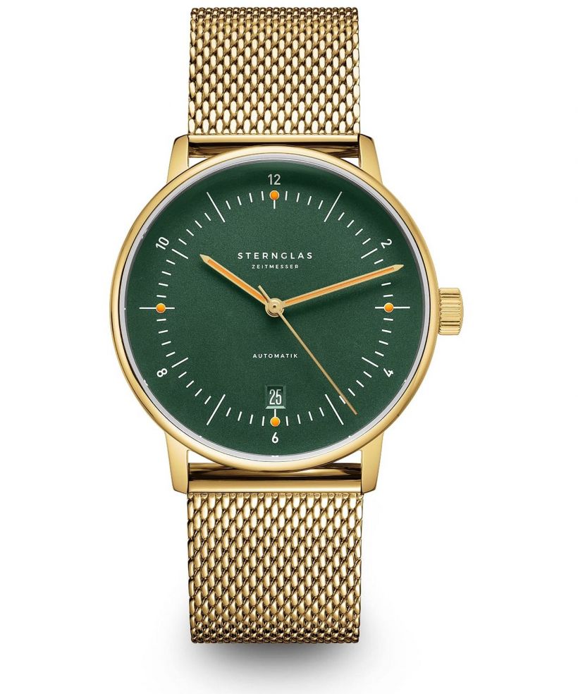Reloj para hombres Sternglas Naos Green Gold Automatic