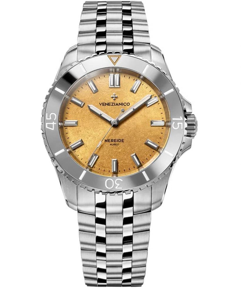 Reloj para hombres Venezianico Nereide Aureo Gold Automatic