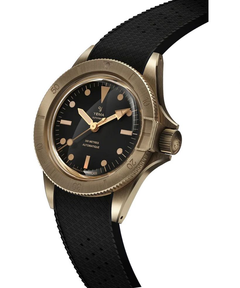 Reloj para hombres Yema Superman Bronze CMM.10 Black Limited Edition