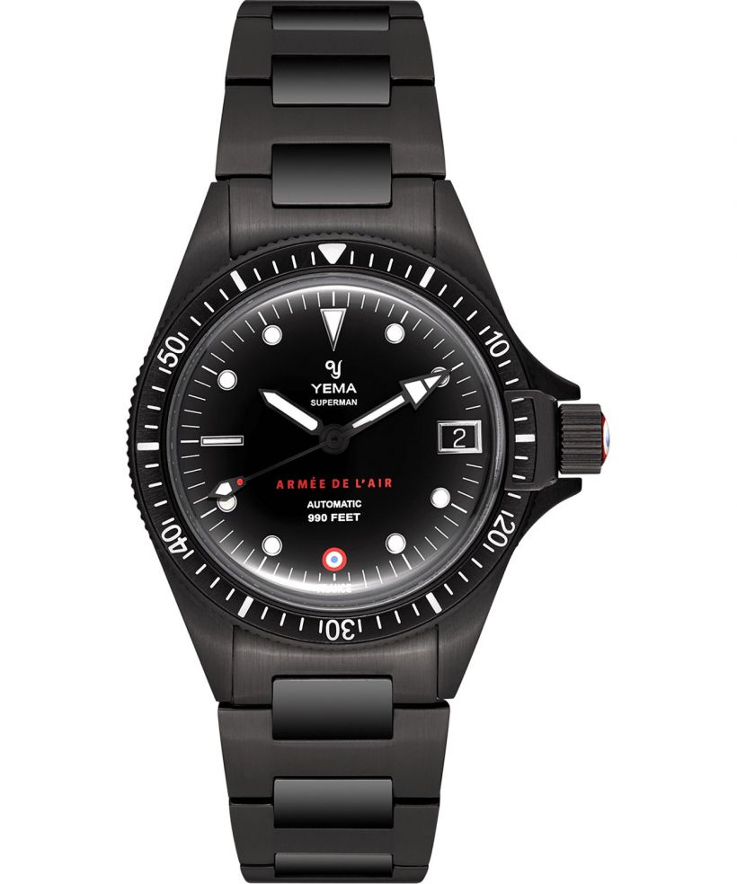 Reloj para hombres Yema Superman French Air Force Black Limited Edition